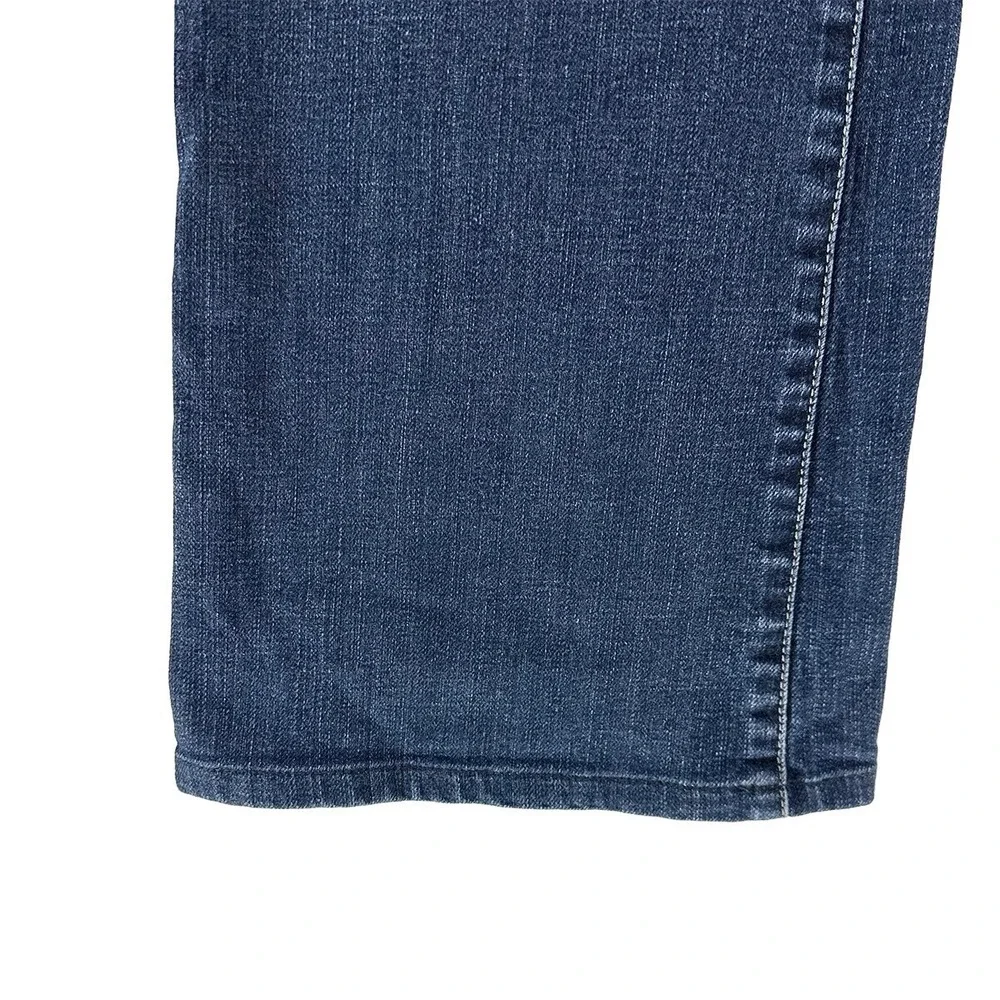 CABI Women's Mid-rise Bootcut Jeans • 10 • dark wash blue‎ denim